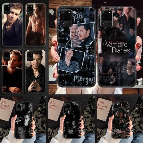 Klaus Mikaelson Phone case For Samsung Galaxy Note 4 8 9 10 20 S8 S9 S10 S10E S20 Plus UITRA Ultra black silicone shell trend