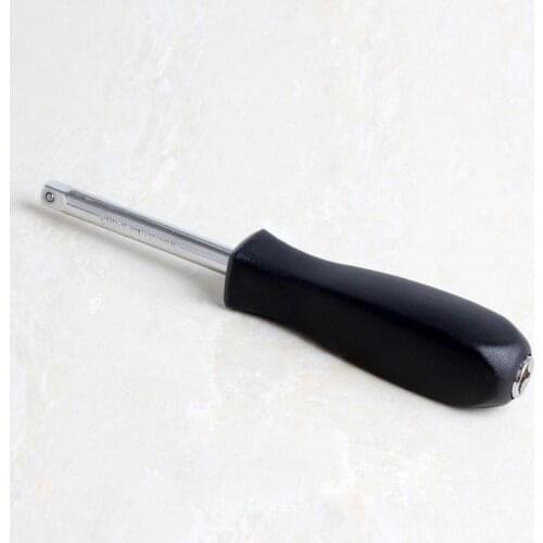 1/4" 150mm Black Screwdriver Square Rubber Handle High Quality Multi-function Screw-driving Tools