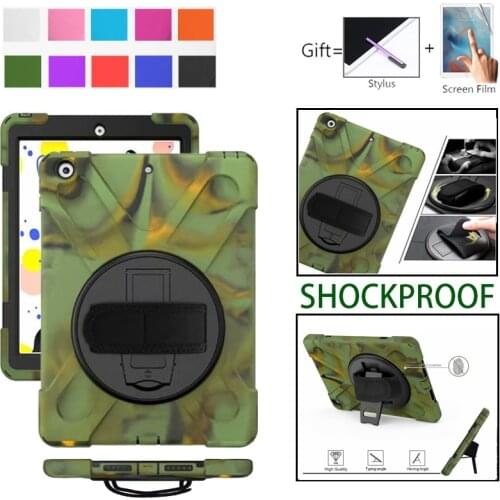 Kid Case For iPad 10.2 iPad 8 8th 7th Gen 2020 Funda Tablet Shockproof Hard Case Military Heavy Duty Silicone Rugged Stand Cover