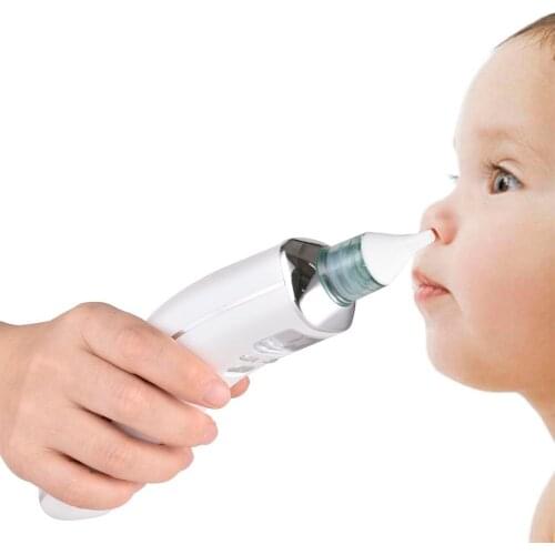 Baby Electric Nasal Aspirator Safe Hygienic Nose Cleaner Rechargeable Newborn Nasal Congestion Nasal Suction Device