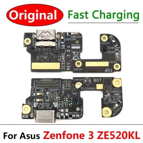 USB Micro Charging Port Dock Connector Board With Mic Microphone Flex Cable For Asus Zenfone 3 ZE520KL ZE552KL Replacement Parts