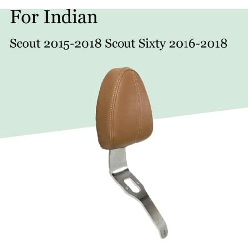 For Indian Scout 2015 2016 2017 2018 Scout Sixty 2016 2017 2018 2017 Motorcycle Driver electroplate Backrest Support Accessories