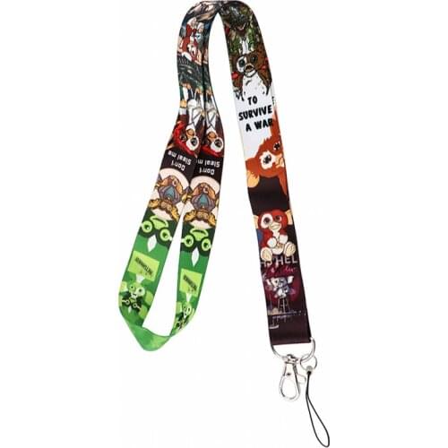 Gremlins Gizmo Classical Style Lanyard For keys The 90s Phone Working Badge Holder Neck Straps With Phone Hang Ropes webbings