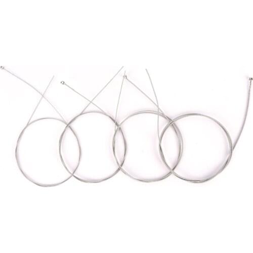 IRIN 1 Set of 4 Pcs String Bass Guitar Parts 4 Steel Strings Guitar Accessories Electric Bass Strings Replacement Bass Strings