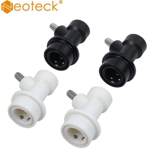 Neoteck 4Pcs 1/4"Barb Barbed Ball Lock Gas Liquid Disconnect For Home Brew beer Cornelius Corny keg Barware Replacement