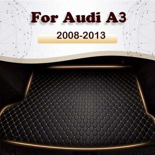 Car trunk mat for Audi A3 Sportback 2008 2009 2010 2011 2012 2013 Cargo Liner Carpet Interior Parts Accessories Cover