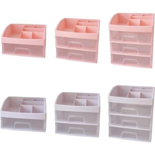 Multi-Function Desktop Sundry Makeup Storage Case Cosmetics Drawer Jewelry Nail Polish Organizer Container