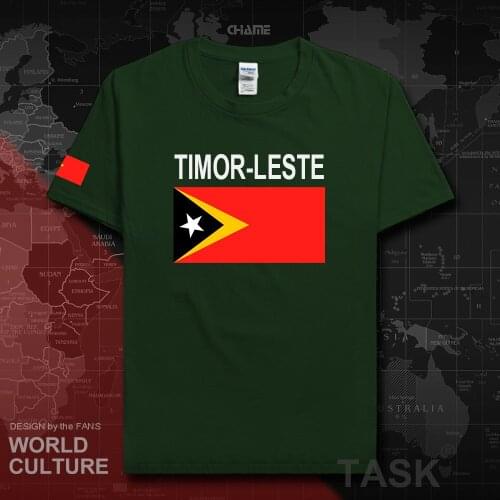 Democratic Republic of Timor-Leste East Timor TLS mens t shirts 2018 brand jerseys nation cotton t-shirts country flag tees 02