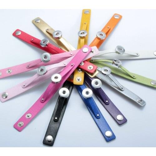 14 colors DIY Watches Women One Direction Newest Metal Snap Button Bracelet B158 (fit 18mm 20mm Snap)leather bracelets for men