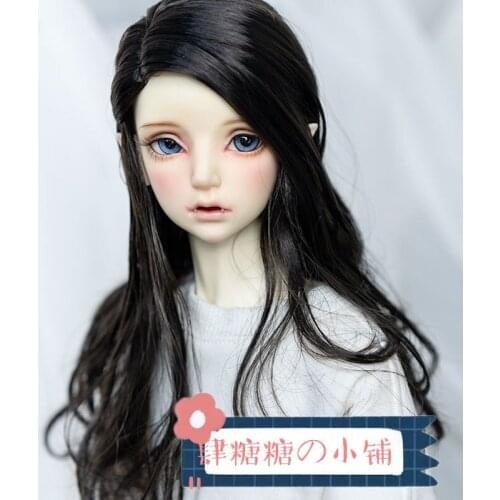BJD doll wig 3 minutes 4 minutes 6 minutes giant baby milk silk side parting long hair MDD fake hair doll accessories