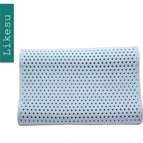 Talalay pillow-gel a combination of three technical techniques that help disperse heat and prevent heat build-up Travel pillow