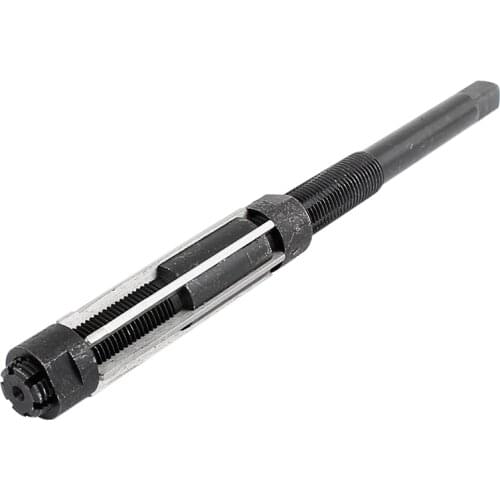 Hand reamer, made of high-speed steel, adjustable from 17-19 mm, 171 mm long, black