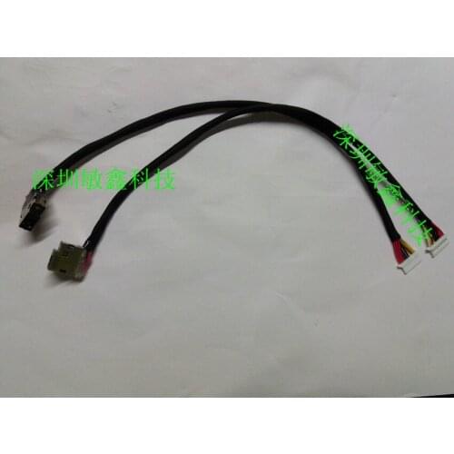 DC Power Jack with cable For HP Envy 17-n006nf 17t-n000 4.5*3.0mm laptop DC-IN Flex Cable