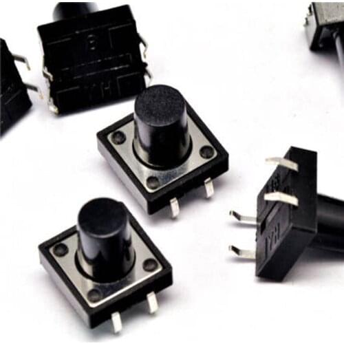 12 * 12 * 12mm touch switch vertical 4-foot spring micro switch (10pcs)
