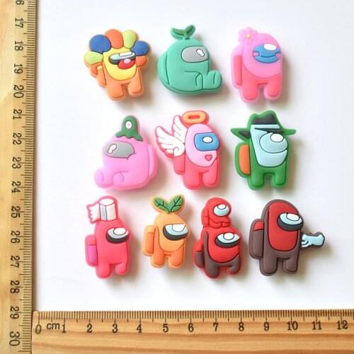 2021-2022 Season Cartoon Game Removable PVC Soft Rubber Shoe Buckle Flower Embroidery Shoes Top Decorations