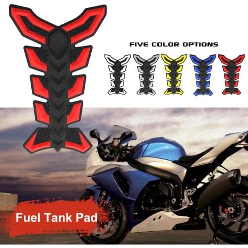 Universal 1pcs car auto Motorcycle 3D Carbon Fiber Gas Oil Fuel Tank Sticker Pad Protector car stying