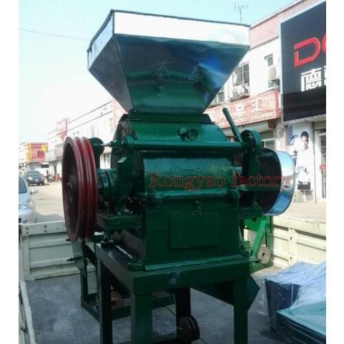 Yb-20 Grain Extruder Machine Squeeze Beans Peanut Sorghum Flat Grain Squashed Squeezer Grain Extrusion Machine