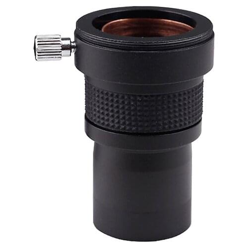 1.25inch 2X Barlow Lens High Definition Aluminium Alloy Frame+Optical Glass with Broadband Coating for Astronomical Telescope