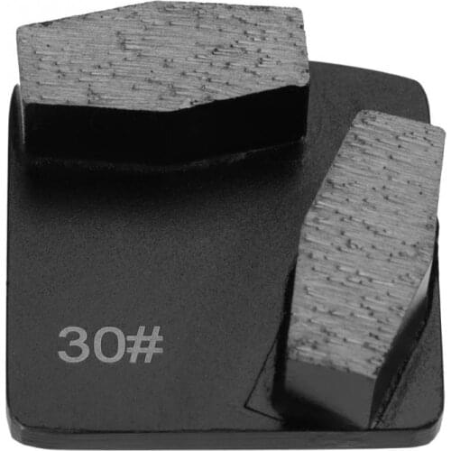 1 Pcs Grinding Pad Grit 30 Medium Bond Trapezoid Diamond Concrete Grinding Disc for Floor Grinder Grinding Processing Tool