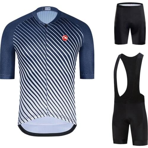 2020 Summer Cycling Clothing Comfortable Racing Bicycle Clothes Suit Quick-Dry Mountain Bike Cycling Jersey Set Ropa Ciclismo