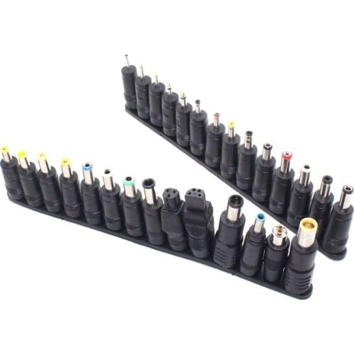 28 pcs/set Universal 28pcs DC Power 5.5x2.1mm AC DC Jack Charger to 28 Plug Power Adapter for use Notebook Laptop High Quality