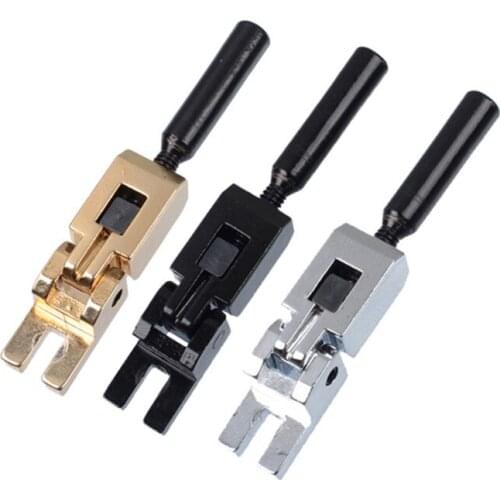 6PCS Electric Guitar Double Locking System Locked String Saddles Tremolo Bridge
