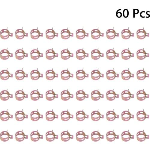 Fuel Oil 60pcs Set Pipe Tube Clamps Hose Kit Water 10mm 12mm 14mm 6mm 6~15mm Clip