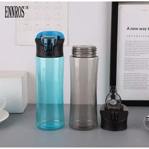 600MLPlastic beverage bottle travel outdoor sports school sealed climbing bottle cup transparent sports kettle cold water cup