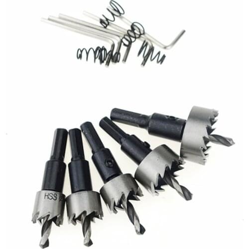 Free shipping 5P/16-30mmCore Drill Bit Metal Hole Saw High Speed Steel Core Special for HSS Stainless Steel