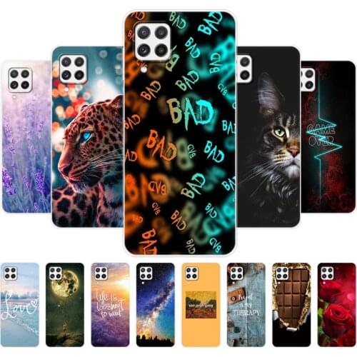For Samsung A22 Case Phone Back Cover For Samsung Galaxy A22 5G 4G GalaxyA22 A 22 Bumper Soft Tpu Silicon Case Funda Etui Bag