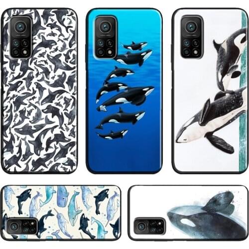 Orcas Whale For POCO X3 F2 Pro M3 Phone Case For Xiaomi Mi 11 10 9T 10T Pro A3 Mi Note 10 Lite Cover