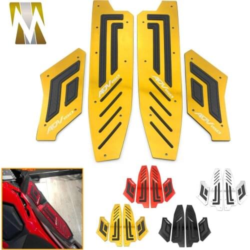 For Honda ADV150 ADV 150 2019 2020 Motorcycle Decoration Modified Accessories Aluminum Footrest Step Plates Foot Rest Pegs Pads