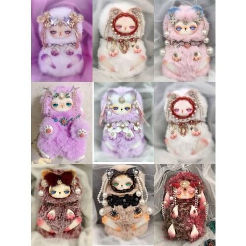 Fantasy creatures 17cm Hand made doll Clay toys heads are made of clay