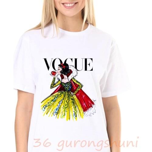 Princess t shirt harajuku woman print Graphic summer t-shirt aesthetic women fashion girls 90s tshirt tops tee female 812 110