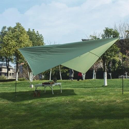 Hammock Awning Canopy Tent Tarp Beach Camping Portable Pergola Sunshade Outdoor