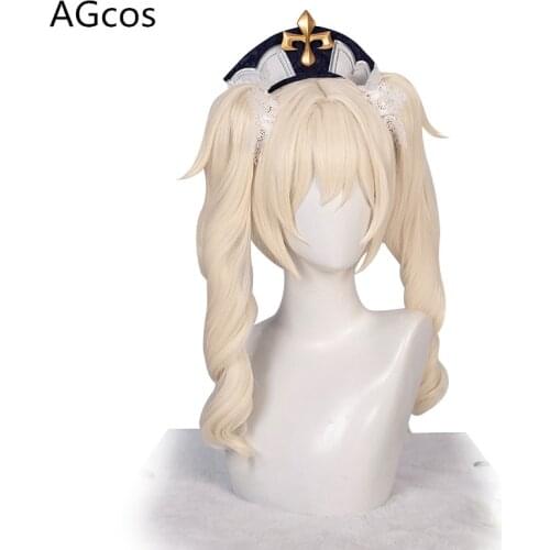 Genshin Impact Barbara Gunnhildr Cosplay Wig