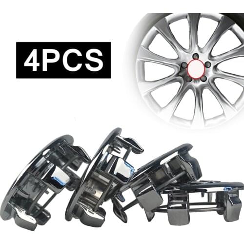4Pcs Car Wheel Center Caps Rim Hub Covers Automobile Logo For Toyota Outer Diameter 56.9mm Inner Diameter 49.9mm Bright Silver