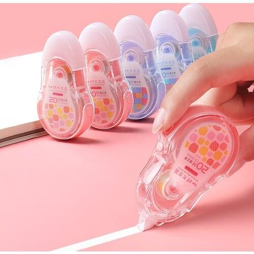 5MM Correction Tape 20M Large Capacity Altered Tape, Student Writing Diary Transparent Film Corrector Correction Tapes Supplies