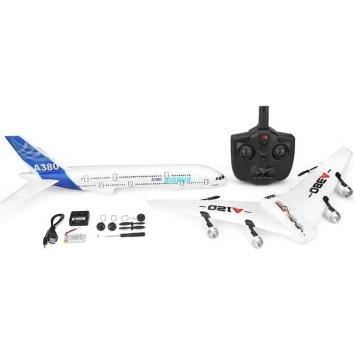 A120-A380 Airbus 2.4GHz 3CH RC Airplane Fixed Wing Drone Aeromodelling Remote Control Aircraft Six-axis Flight Toys