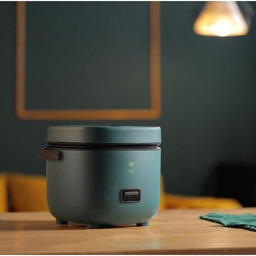 220V 1.2L Cute Mini Rice Cooker Small 1-2 Person Rice Cooker Household Single Kitchen Small Household Appliances WIth Handle
