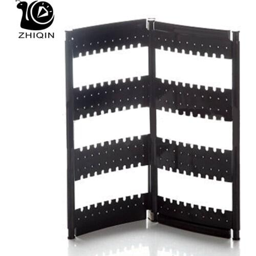 Multi-functional 2Door Jewelry Storage Rack Earring Storage Shelf Necklace Pendant Organizer Storage Rack Counter Display Rack