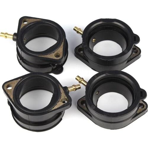 Motorcycle Carburetor Interface Adapter Intake Rubber Boot for Kawasaki ZX1100 ZX-11 Ninja 1990-2001 & ZX1200C ZZR1200 2002-2005
