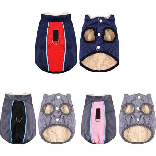 New Winter Small Dog Cat Jacket Coat Waterproof Warm Dog Vest Clothes Pet Products Accessories Small Dog Cat Coats Jacket Vests