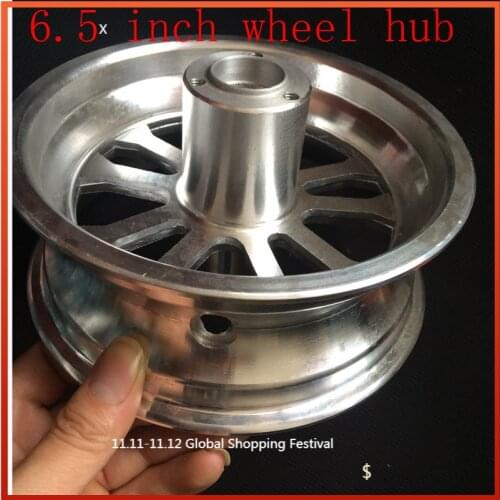 6.5 Inch Rim Front Wheel 90 / 65-6.5 / Rear Wheel Rim 110 / 50-6.5 Tubeless Aluminum Front Wheel Hub Assembly Scooter With Axle