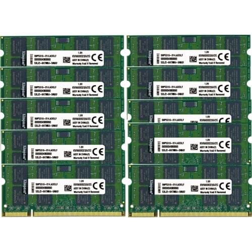 10pcs2gb) ddr2 800mhz pc2-6400 DIMM notebook RAM 200-pins 1.8v non-ECC, wholesale / volume 2R X 8 non-ECC