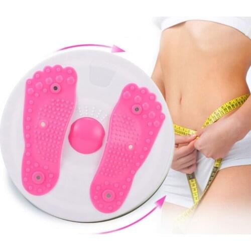 Waist Twister Plate Mini Vibration Twisting Disc Board with 3D Magnets for Body Shaping Fitness Slimming Foot Massage