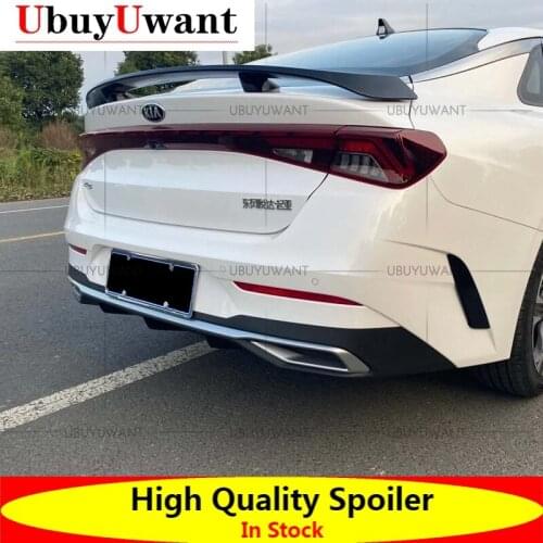 UbuyUwant For Kia Optima K5 2020 Spoiler ABS Plastic Gloosy Black Rear Trunk Boot Lip Spoiler Car Tail Wing Decoration GT Style