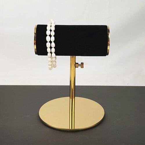 T-bar Jewelry Holder Oragnizer Bracelets Watch Display Stand Stable Metal Base