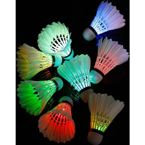 Dark Night Goose Feather Glow Badminton Shuttlecock