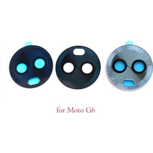 1pcs new original rear back camera lens glass lens for Motorola G6 G6 play